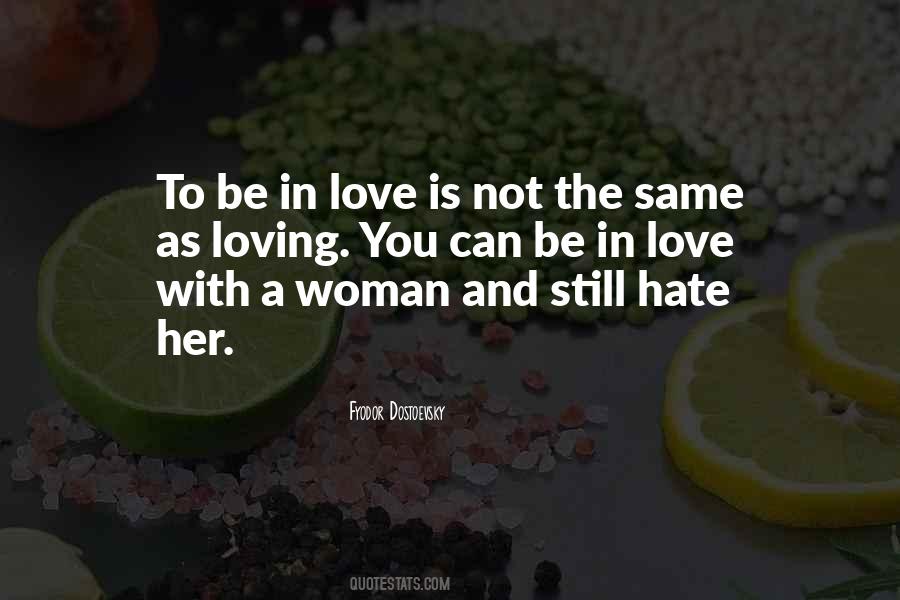 In Love With A Woman Quotes #868383