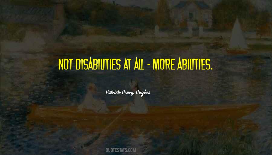 Disability Ability Quotes #336388