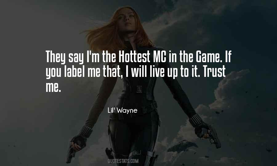 If You Trust Me Quotes #865916