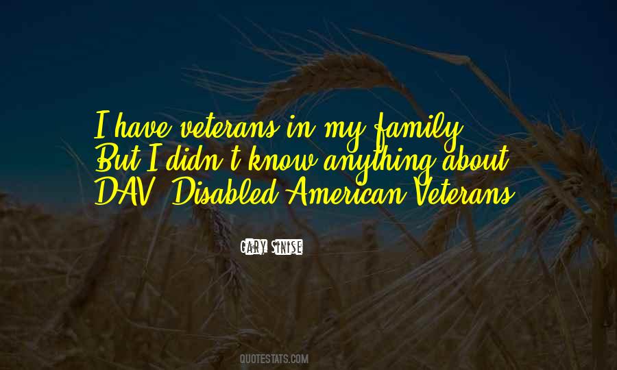 Disabled American Veterans Quotes #1687670