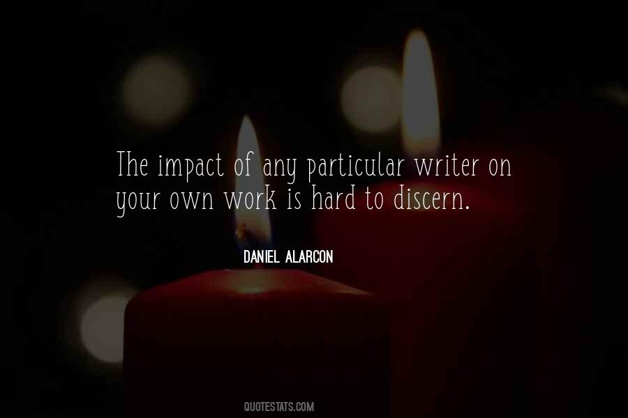 Own Hard Work Quotes #1020917