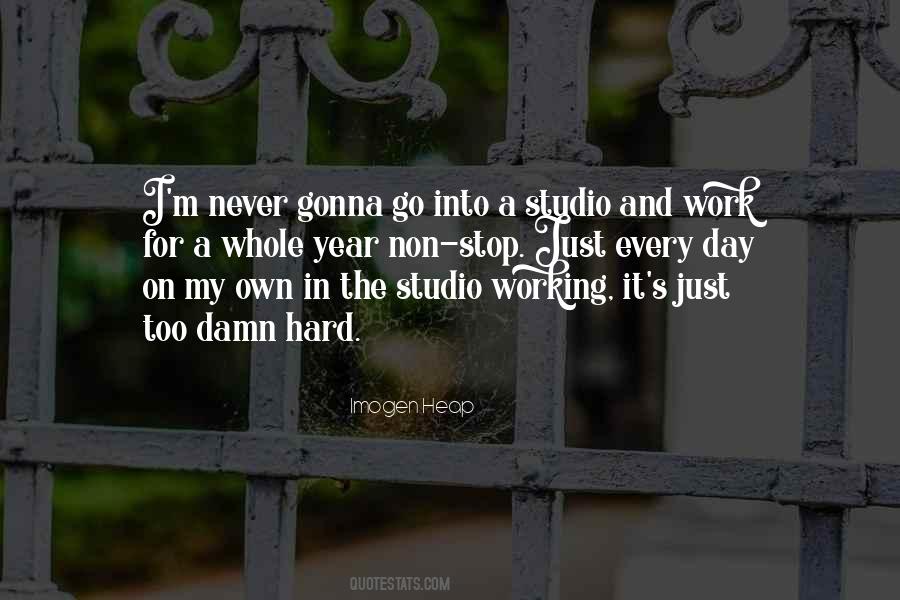 Own Hard Work Quotes #1556917