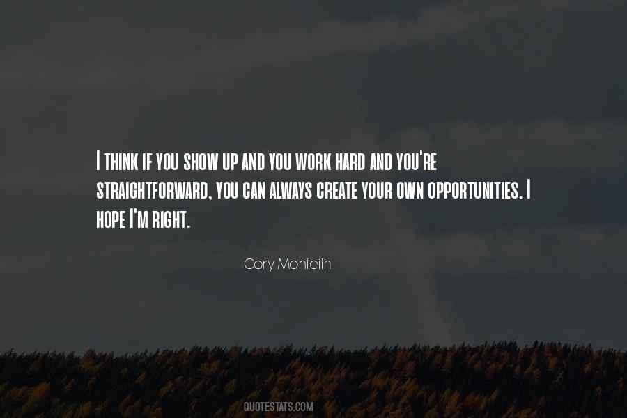 Own Hard Work Quotes #86517