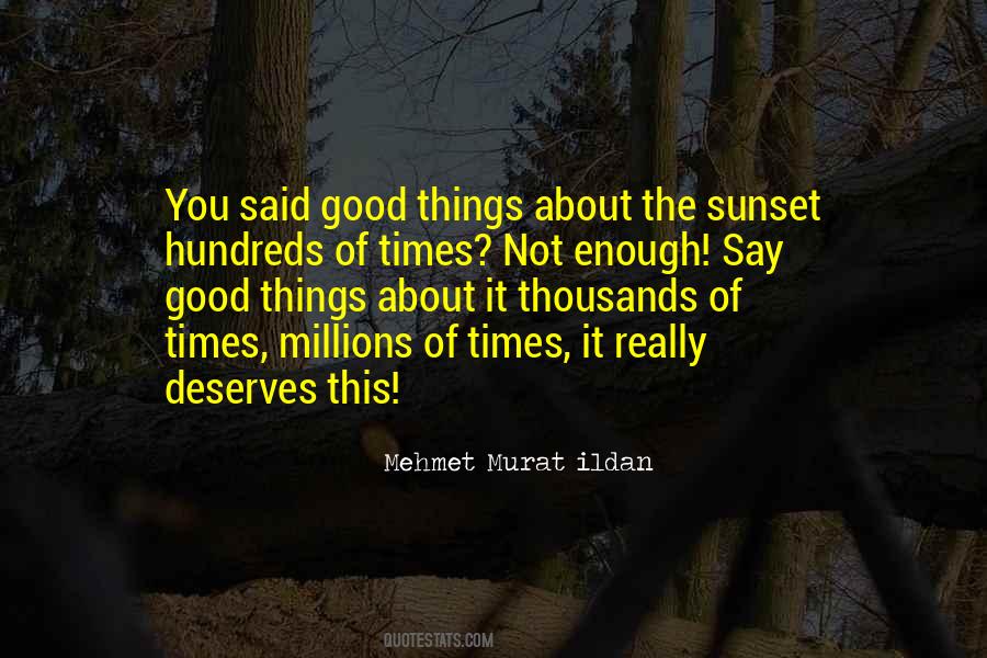 Good Sunset Quotes #374283