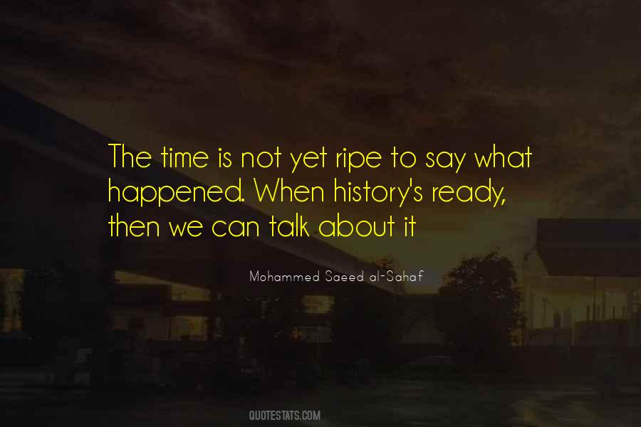Time History Quotes #552484