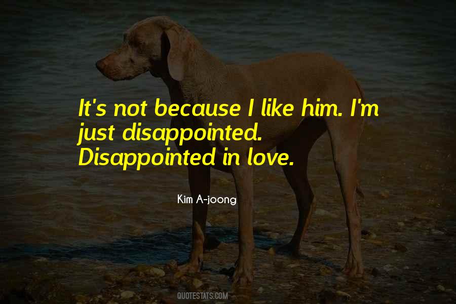 Disappointed In Him Quotes #121082
