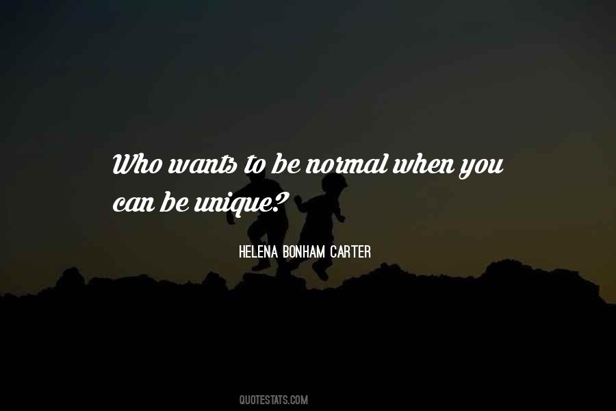 Be Normal Quotes #945757