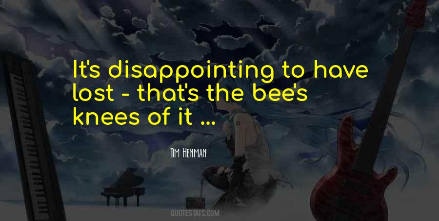 Disappointing Quotes #991955