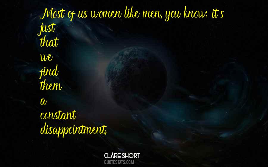 Disappointment Short Quotes #1046305
