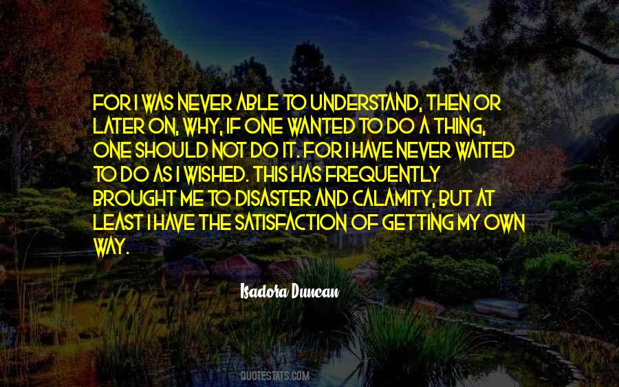 Disaster Calamity Quotes #404990