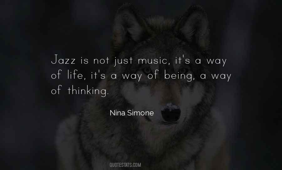 Nina Simone Jazz Quotes #557938