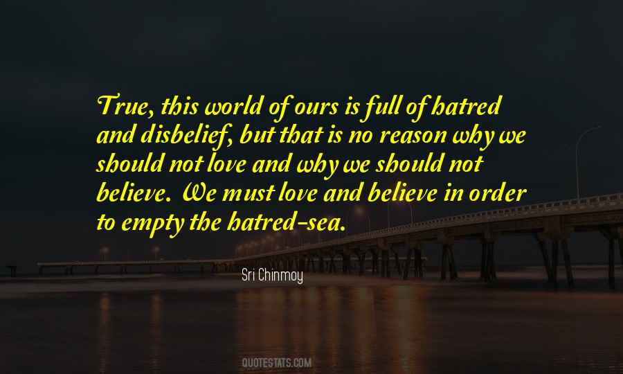 Disbelief Love Quotes #76894