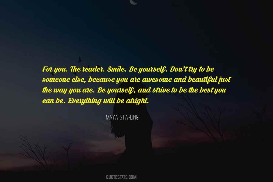 Your Smile Is Awesome Quotes #533782