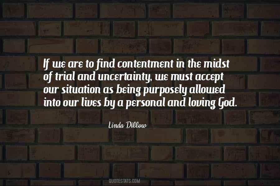 God Contentment Quotes #142703