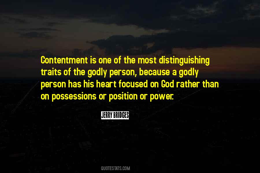 God Contentment Quotes #167222