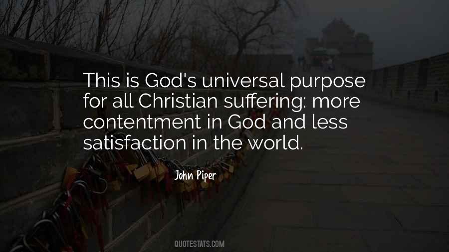 God Contentment Quotes #360799