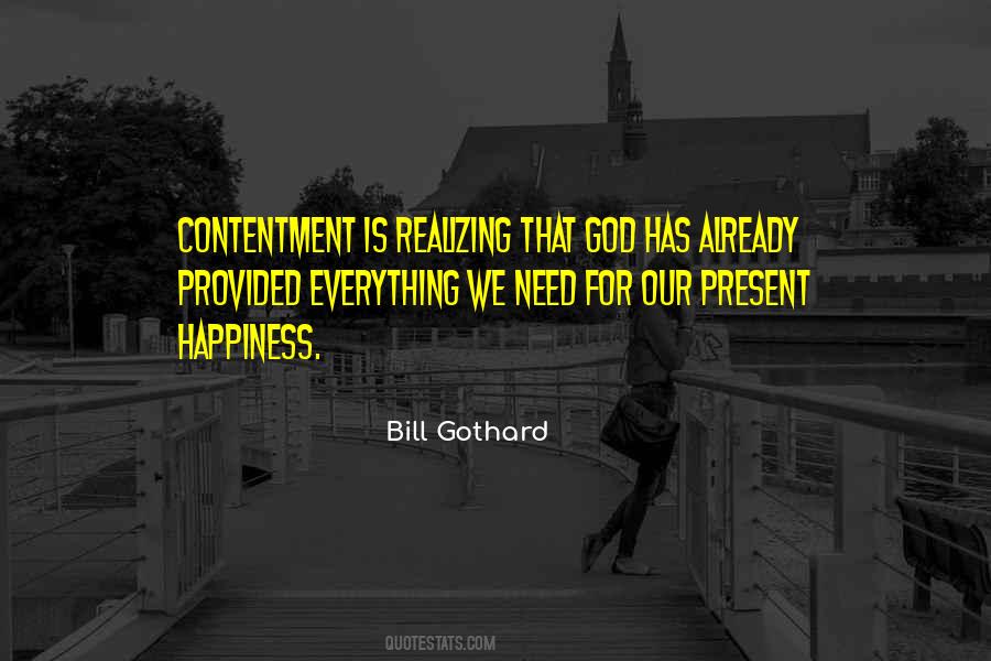 God Contentment Quotes #43218