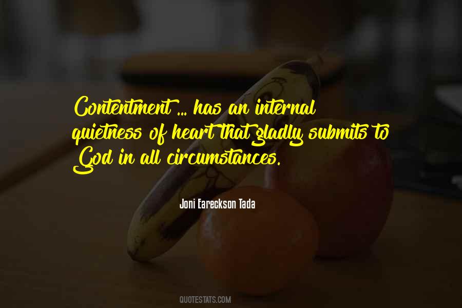 God Contentment Quotes #576600