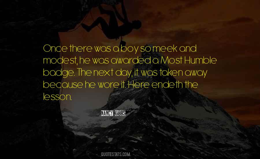 Humble And Modest Quotes #117007