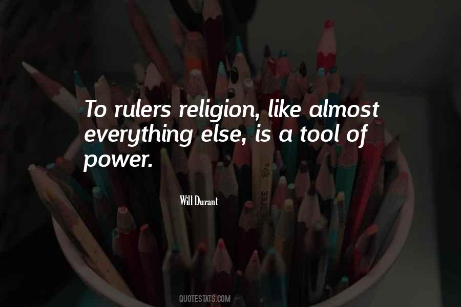 Politics Is Religion Quotes #1040773