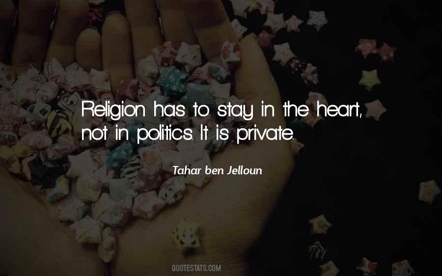 Politics Is Religion Quotes #1240347