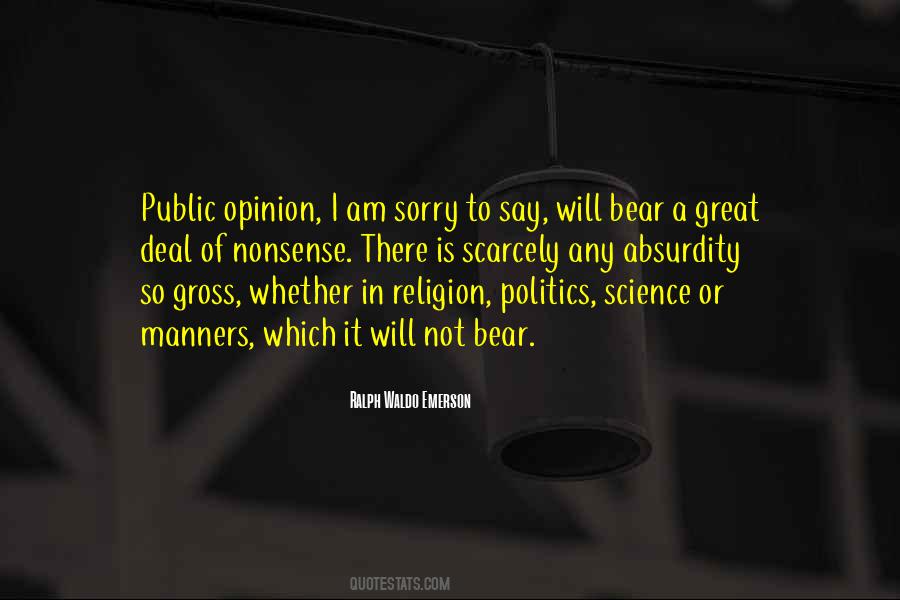 Politics Is Religion Quotes #713534