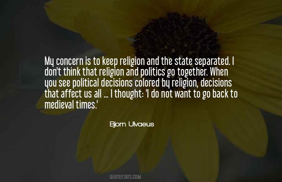 Politics Is Religion Quotes #734103