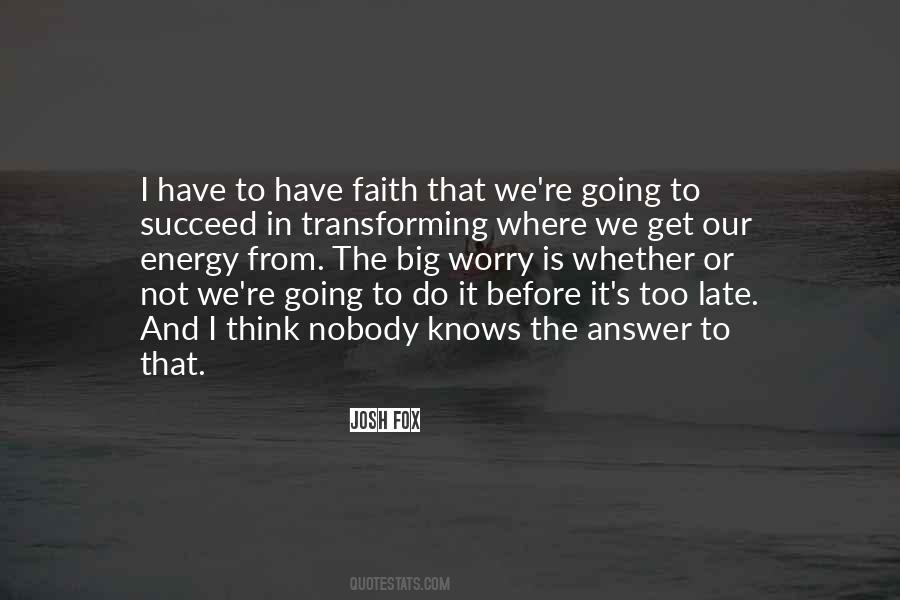 Faith Succeed Quotes #1771185
