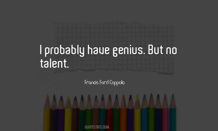 No Talent Quotes #1230334