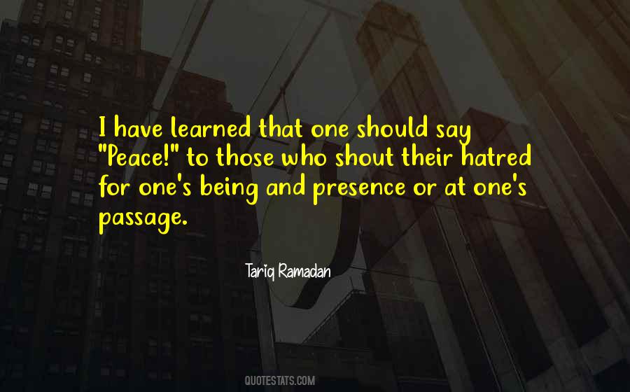 Islam Peace Quotes #203505