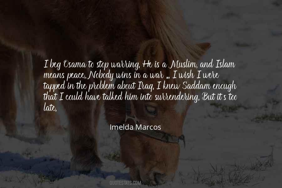 Islam Peace Quotes #566294