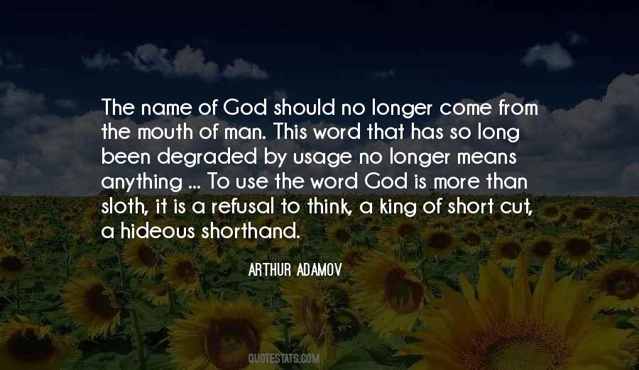 Quotes About The Name Of God #414501