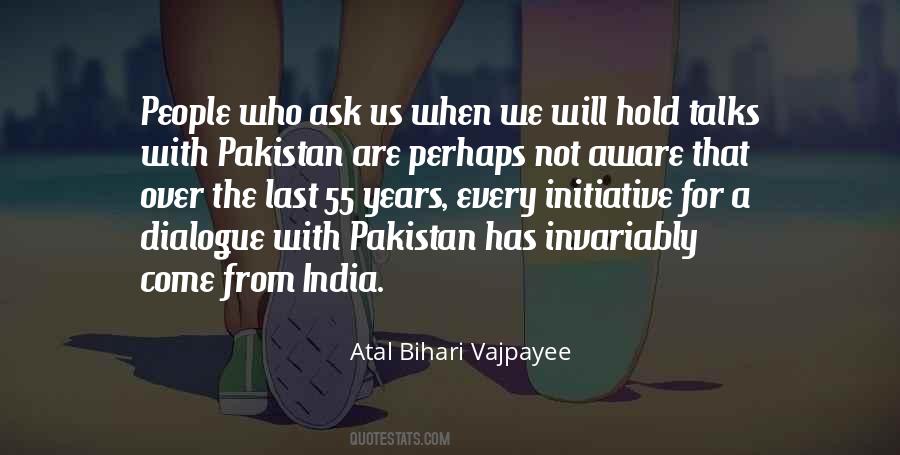 Pakistan India Quotes #159868