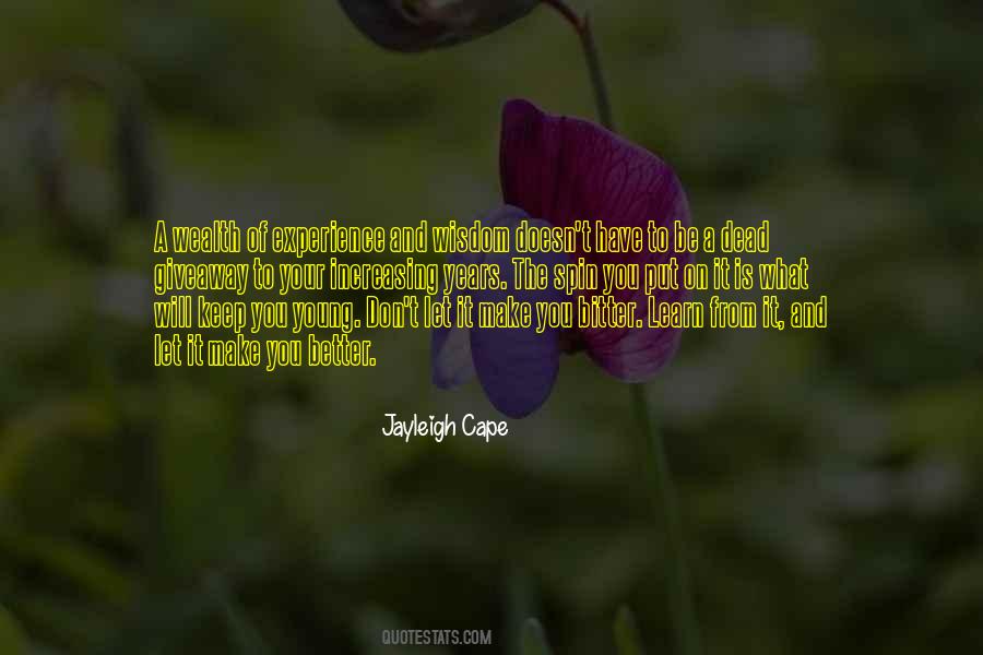 Quotes About Wisdom Of Youth #1301297