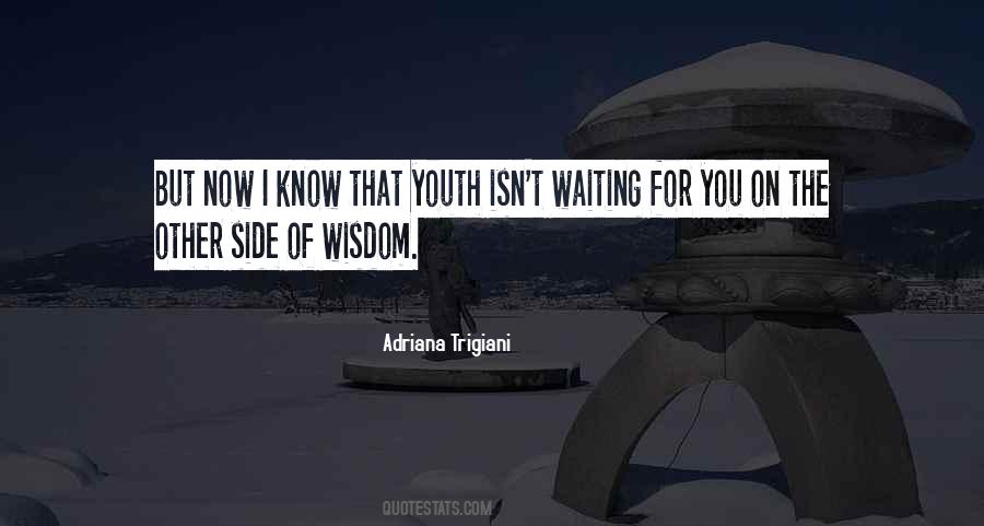 Quotes About Wisdom Of Youth #1836782