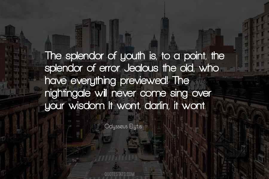Quotes About Wisdom Of Youth #54962