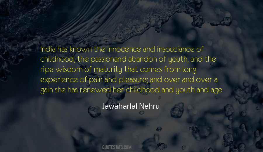 Quotes About Wisdom Of Youth #780199