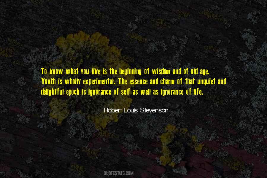 Quotes About Wisdom Of Youth #906831