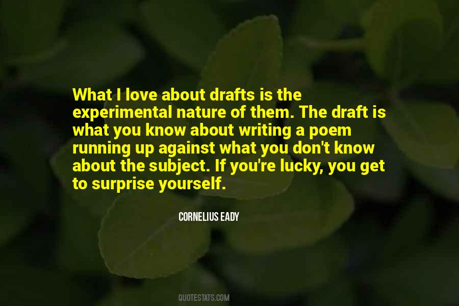 Quotes About The Draft #475066