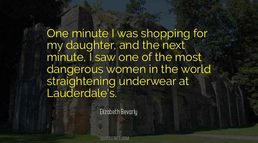 Daughter Shopping Quotes #440619