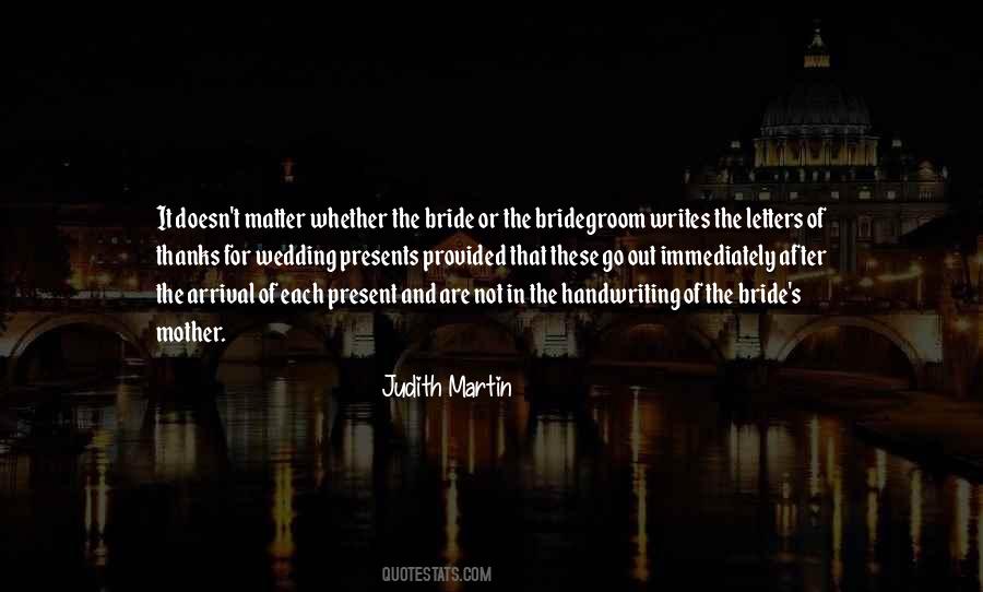 Bride To Mother Quotes #657077