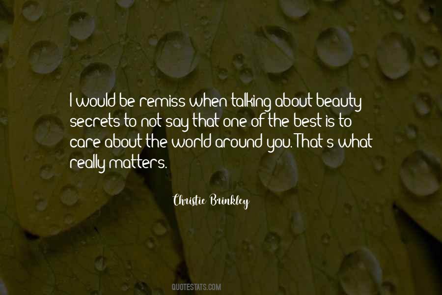 What You Say Matters Quotes #1221626