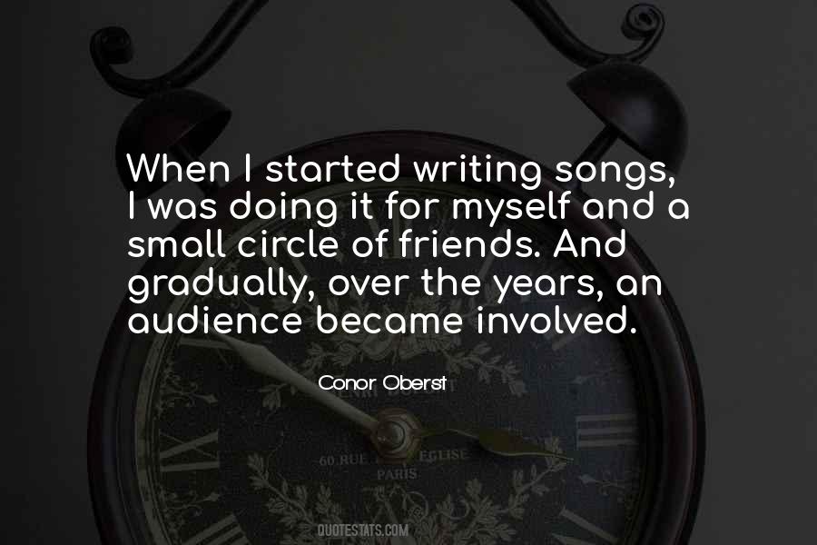 My Circle Is Very Small Quotes #561764