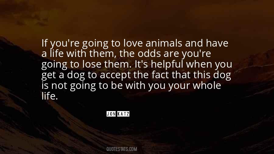 If You Love Animals Quotes #1697050