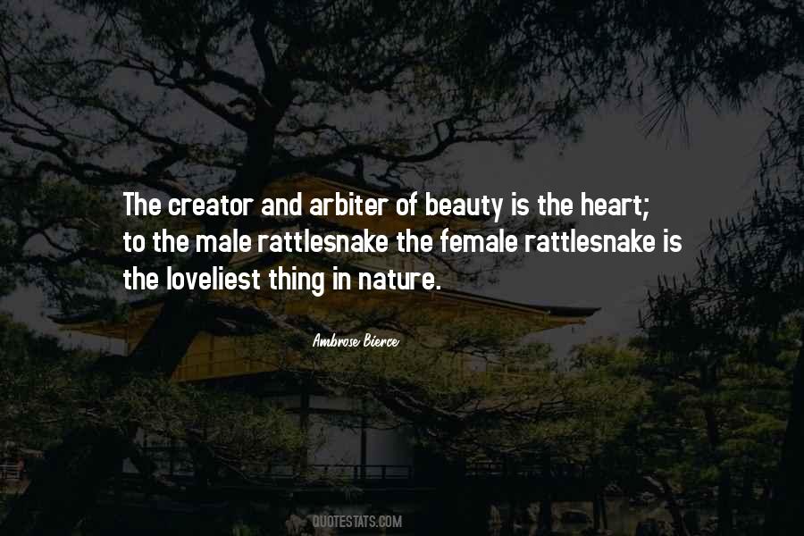 Beauty Is In The Heart Quotes #1279978