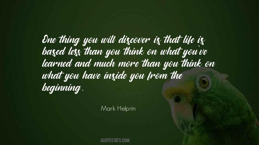 Discover Life Quotes #29574