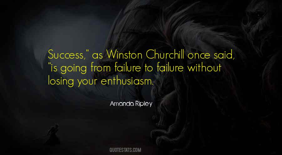 Success Winston Churchill Quotes #1824509