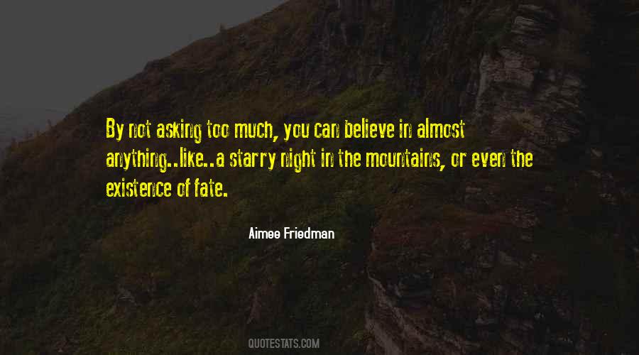 Mountains Night Quotes #950115