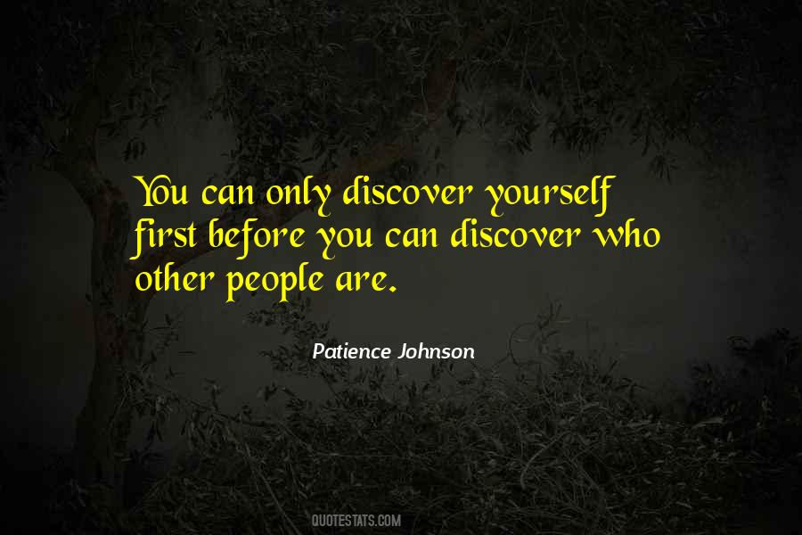 Discover Yourself Quotes #1680501