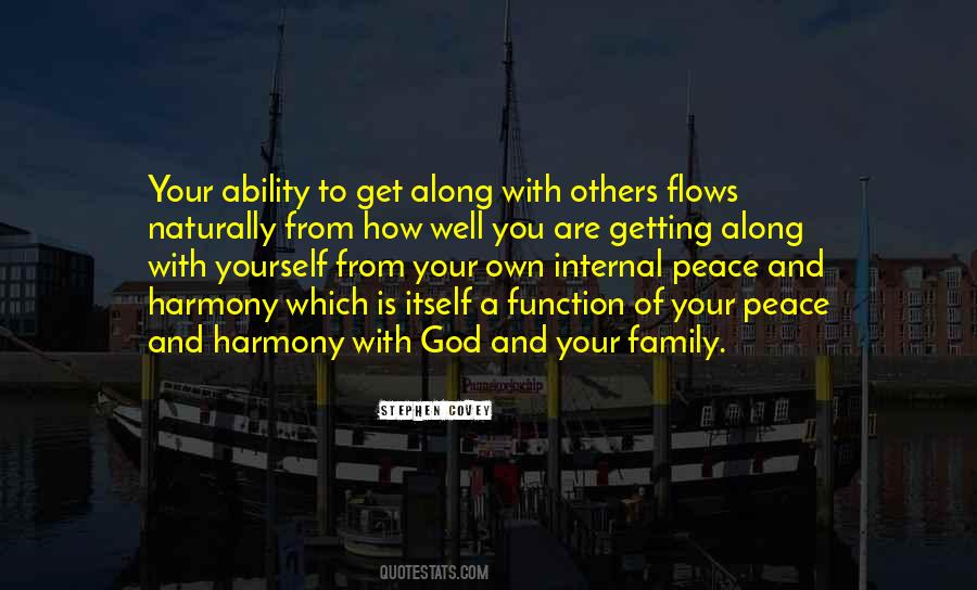 Family Harmony Quotes #1749067